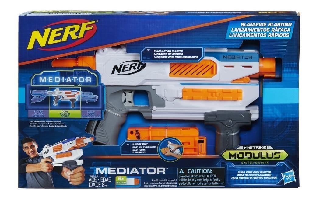 Nerf Pistola De Juguete Modulus Mediator - Cuerpo - $ 2.290,00 en
