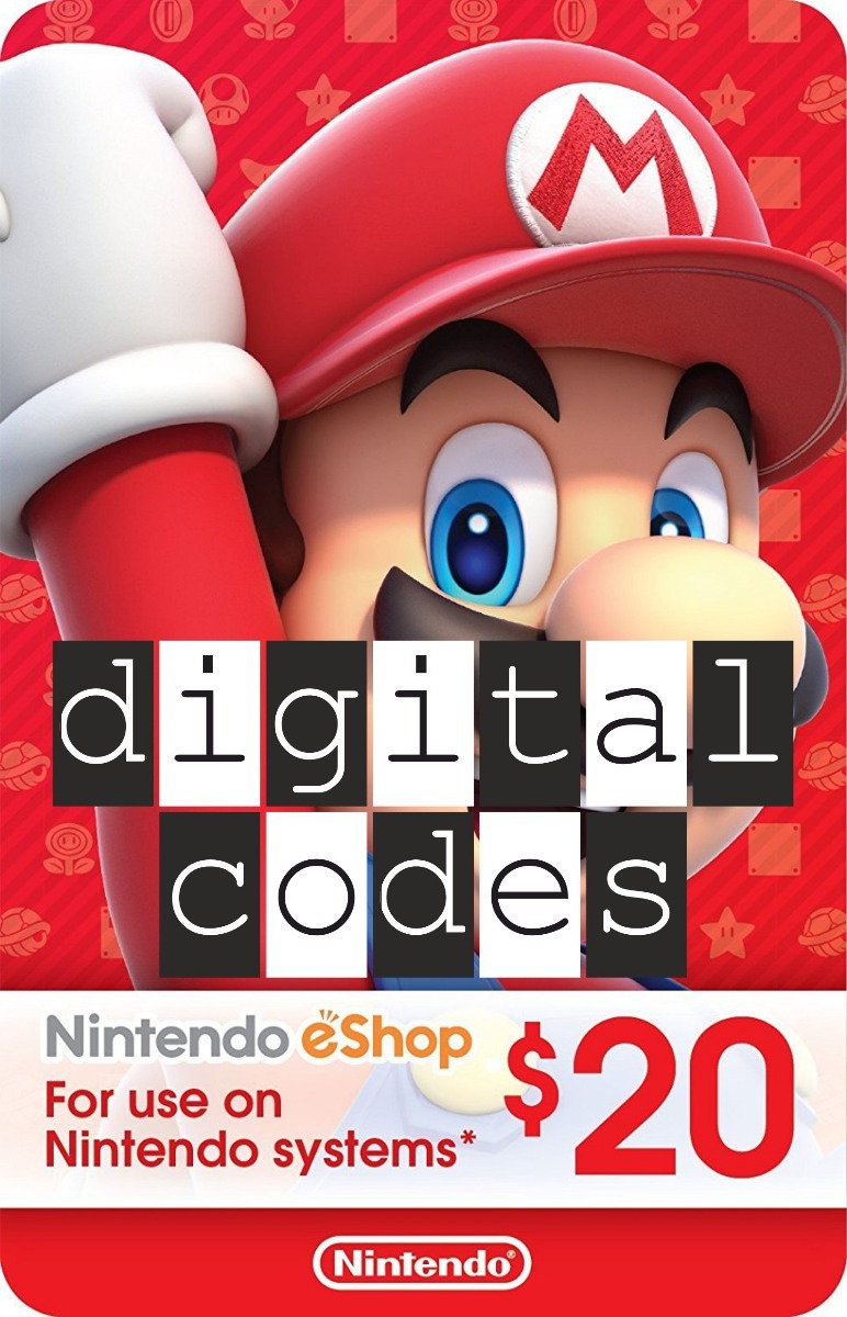 nintendo switch with free 20 eshop codes