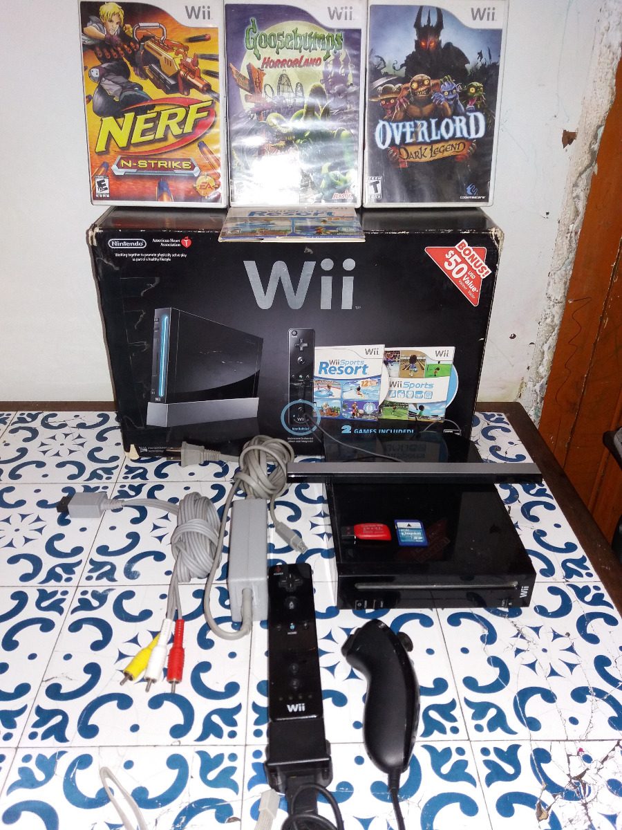 Nintendo Wii Con Disco Externo 1tb Con Juegos + Regalos ...