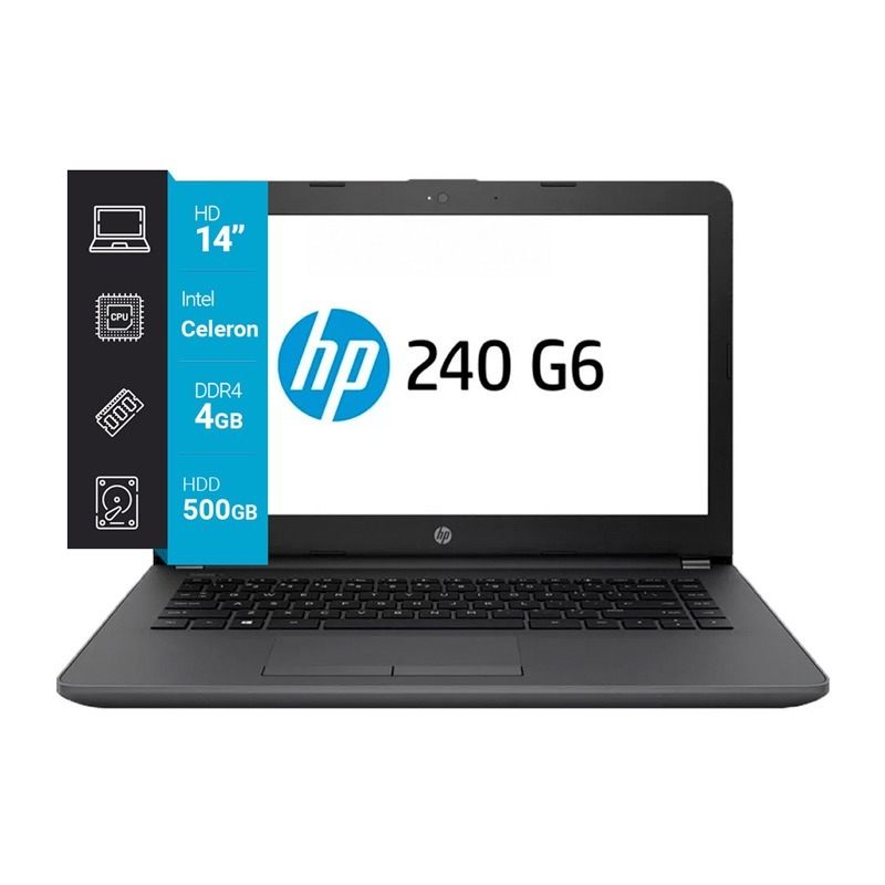 Notebook Hp 240 G6 Intel Celeron N4000 14 4gb 500gb Freedos Us 43900 En Mercado Libre 9911