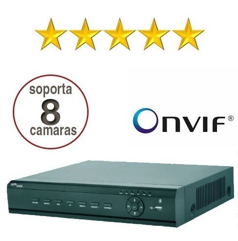 Nvr Full Hd 8 Canales Wifi Ip Inalambrico Onvif - U$S 115 ...