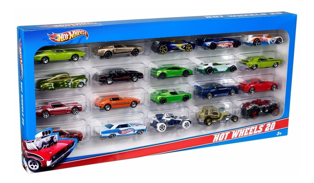 Pack De 20 Autitos Básicos Hot Wheels U S 80 30 En Mercado Libre