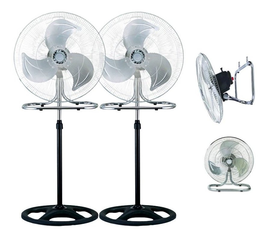 Pack X2 Ventiladores 3 En 1 De Pie Pared O Mesa Oferta Loi - $ 1.740,00