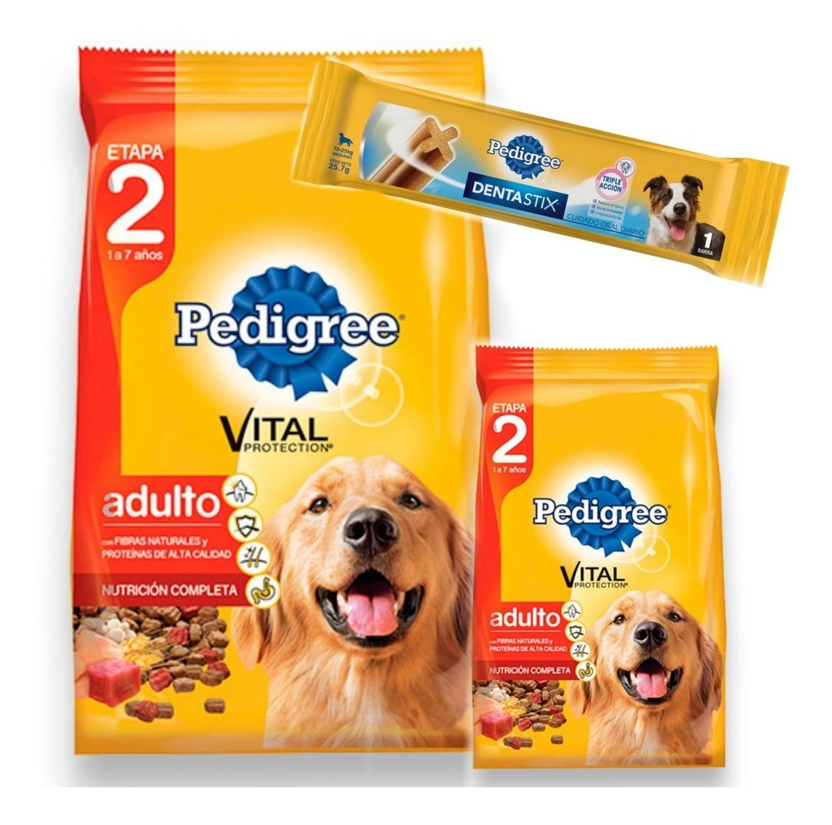 Pedigree Perro Adulto 21 Kg Dentastix De Regalo 182500 En