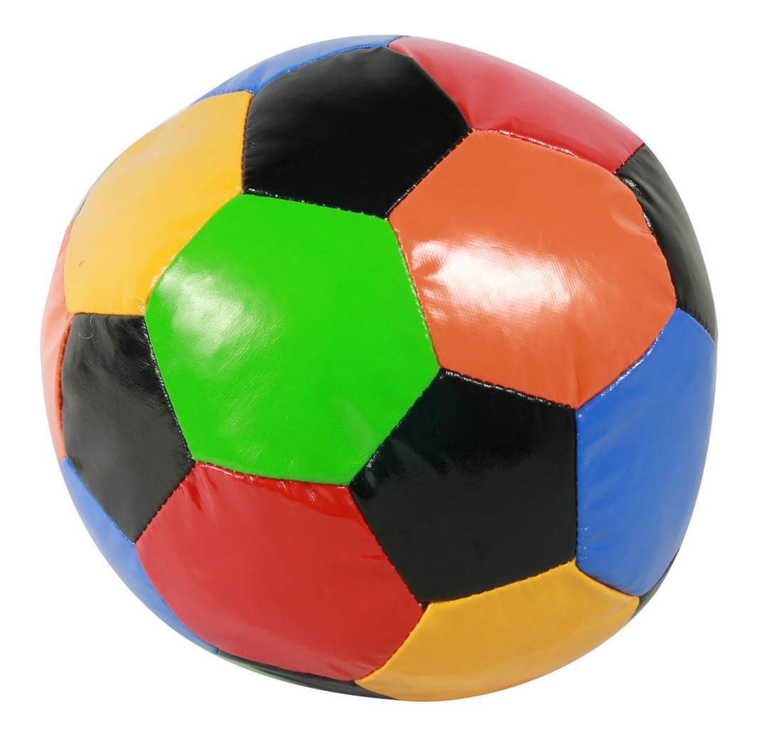 Pelota Cuerina Multicolor Mediana - Impre$ionante - $ 179,00 en Mercado