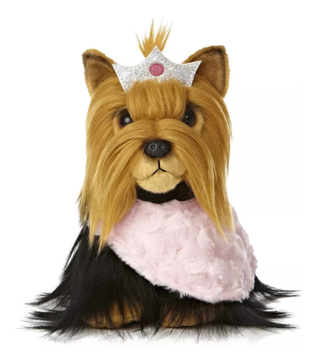 Peluche De Perrita Yorkie Princesa Colección Miyoni Aurora 670 00