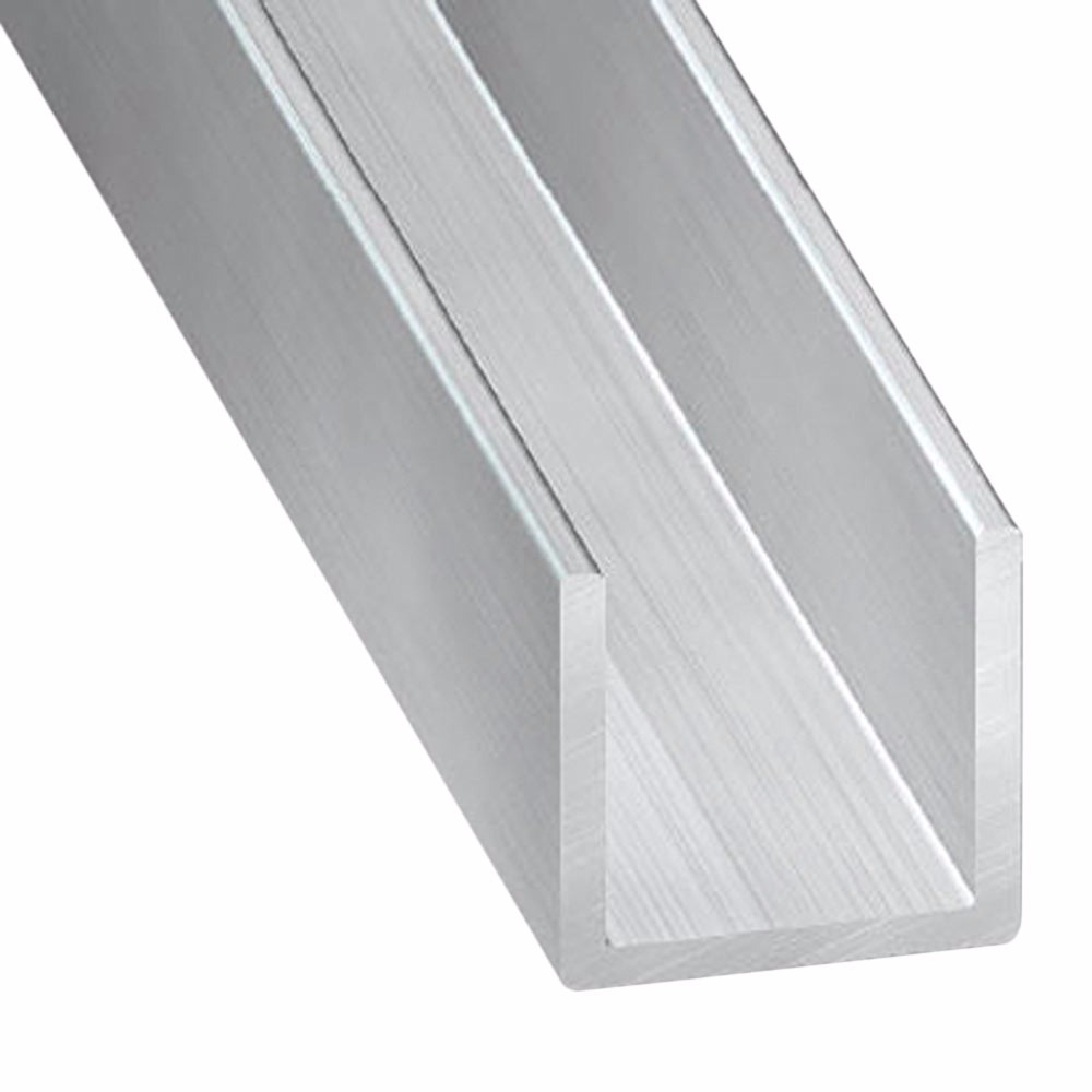 Perfil De Aluminio Tipo U De 6 Mm X 6 M Largo - $ 150,00 en Mercado Libre