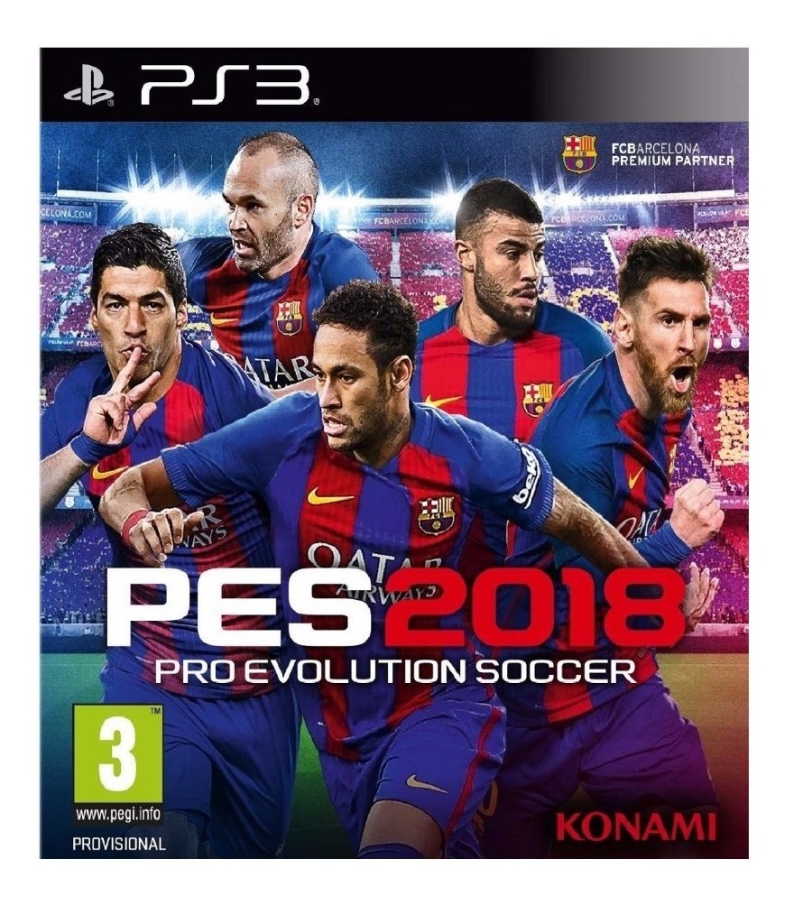 Pes 18 2018 Full Game Ps3 Español Latino Entrego Ya