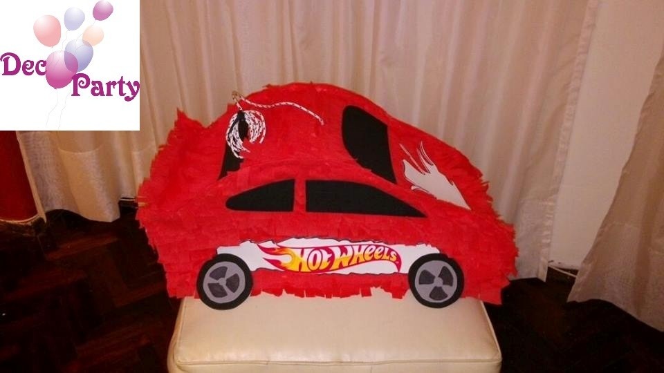 Piñata Hot Wheels - $ 750,00 en Mercado Libre