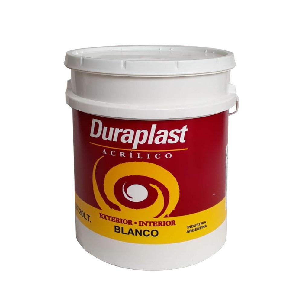 Pintura Latex Interior Exterior Duraplast 20 Lt Prestigio - $ 2.701,00