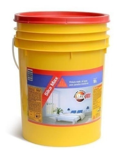 Pintura P/interior Sika Max 18lt Color Blanco - Ynter - $ 1.499,00 En ...