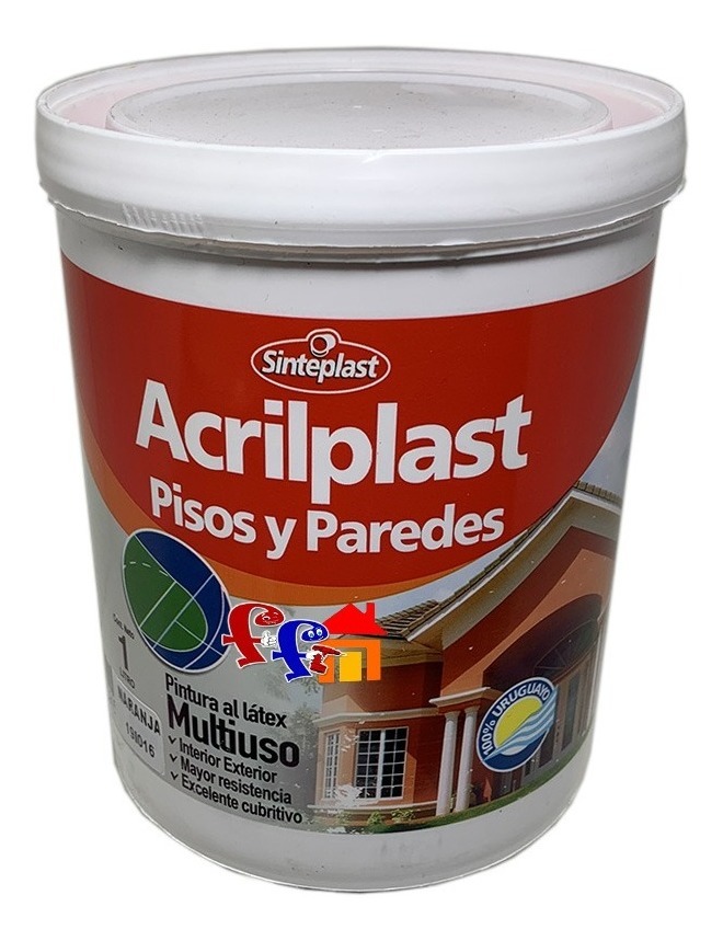 Pintura Piso Pared 10lt Acrilplast Multiuso Sinteplast Color - $ 2.290