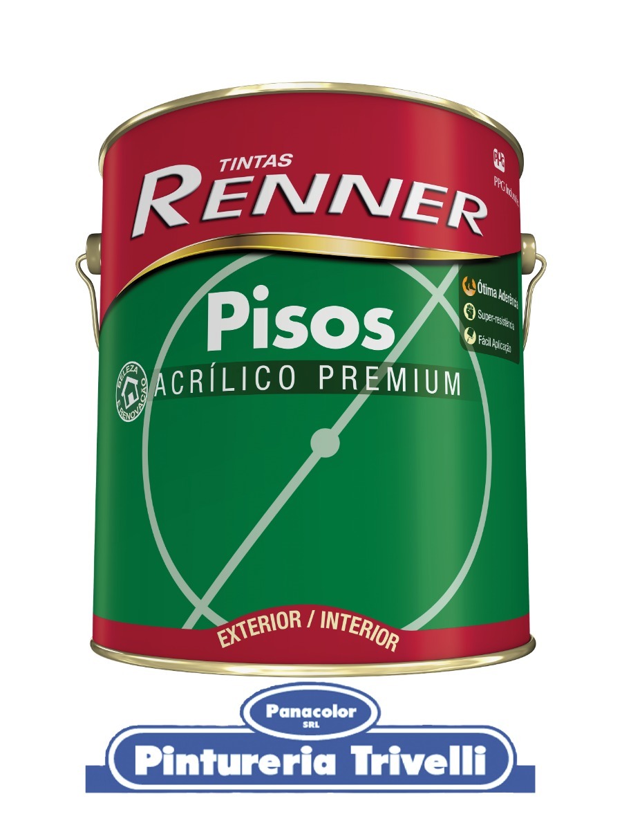 Pintura Renner Pisos 3.6lt - $ 1.680,00 en Mercado Libre