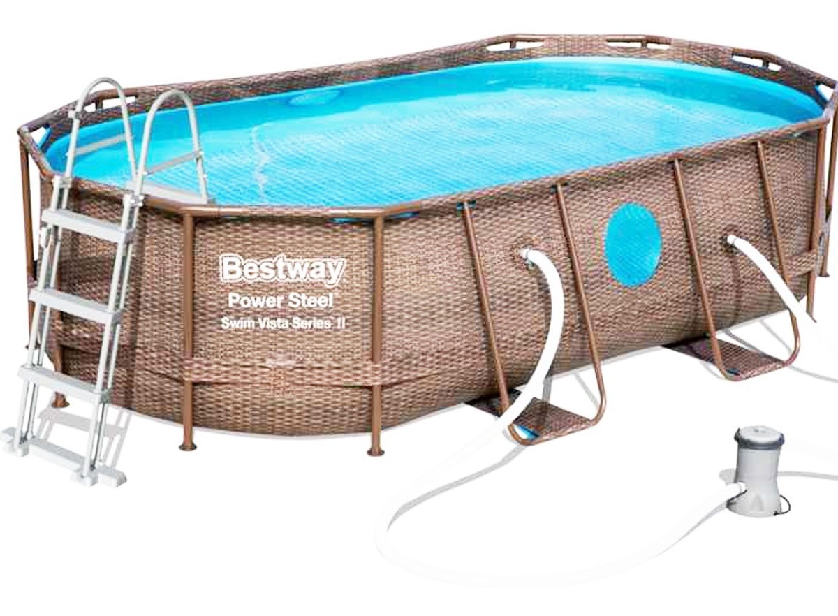 piscina bestway rattan rectangular