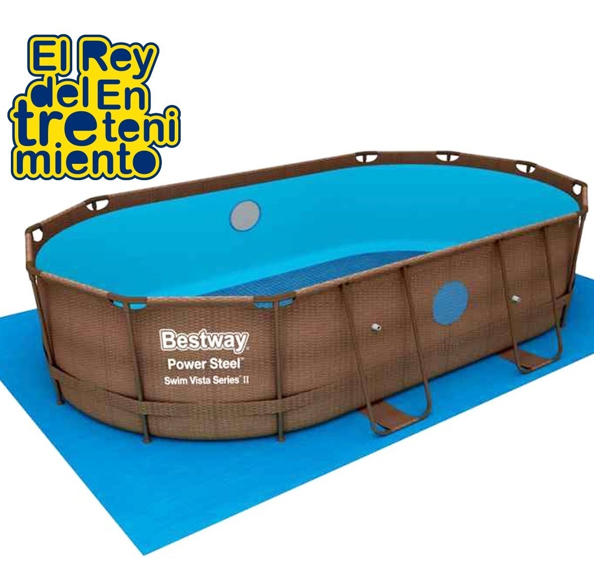 piscina bestway rattan rectangular