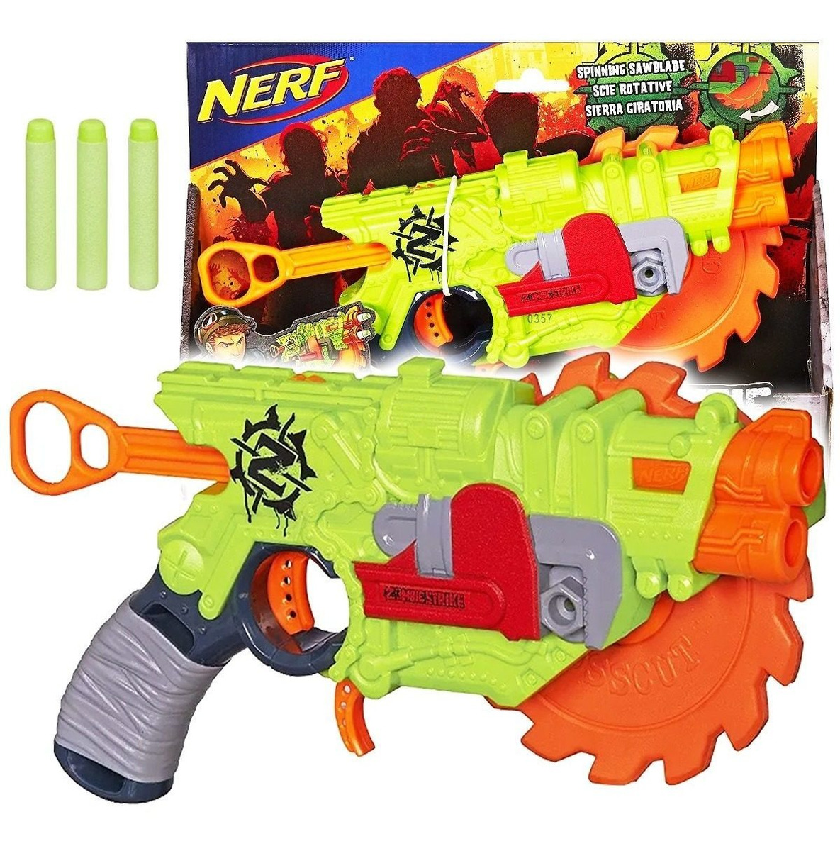 nerf zombie strike pistol