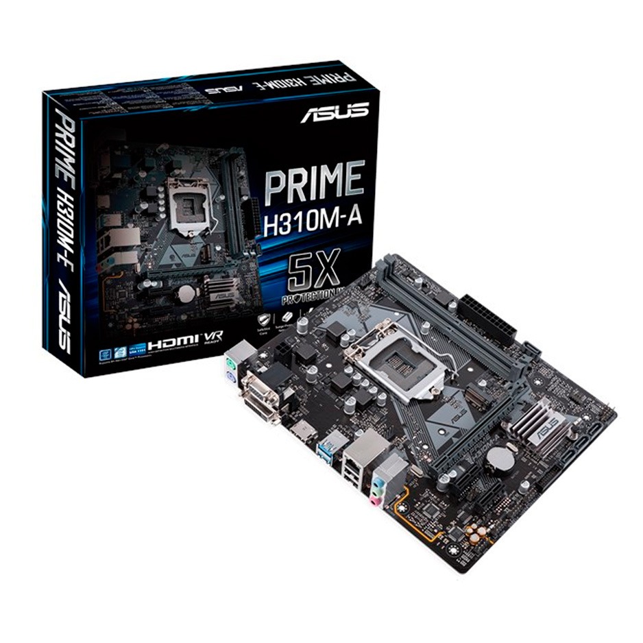 Placa Madre Motherboard Asus Prime H310m-a 1151 8va - U$S 127,00 en ...