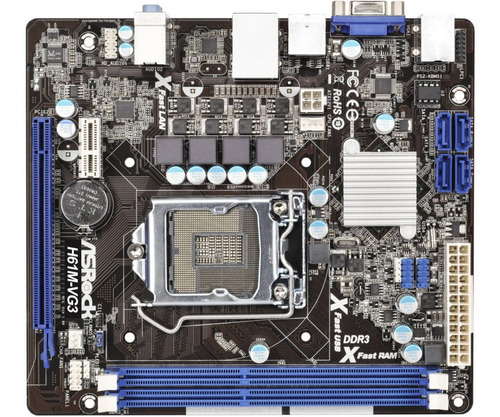 Asrock h61m vg3 не запускается