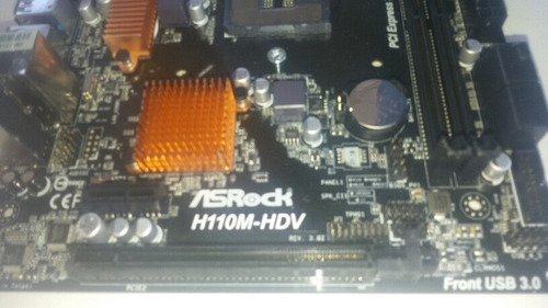 Asrock h110m hdv подключение