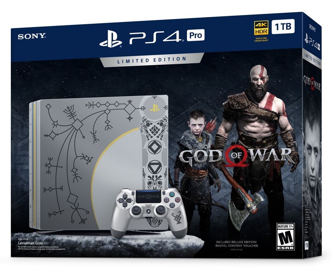 Sony playstation 4 pro limited edition god of war что это