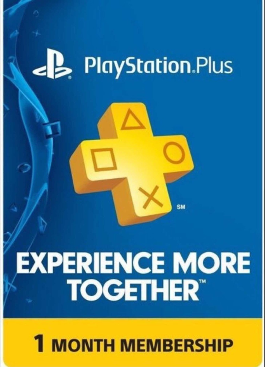 Playstation Plus 1 Mes 30 Días Suscripción Código Original