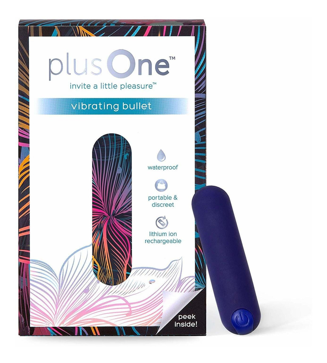 Plus One Vibrating Bullet Pleasurable Purple 34 Oz