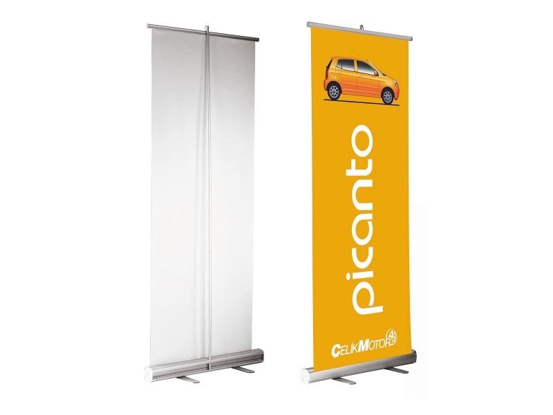 Porta Banner Rollup X Cm Estructura Publicidad Disershop En Mercado Libre