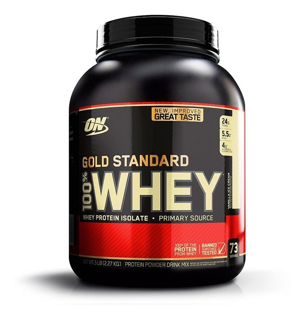 Proteina Whey Optimum Nutrition Gold Standard On 5 Lb Envios - $ 5.490