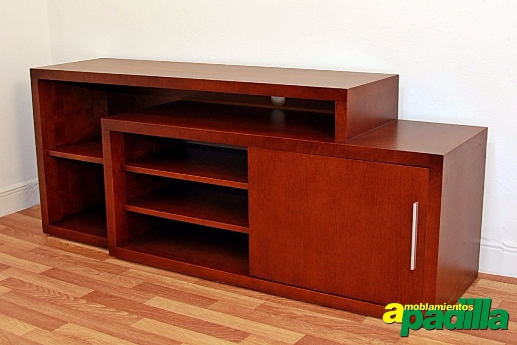  Rack  De  Living Para Tv Y Home Theater En Madera  De  Cedro 