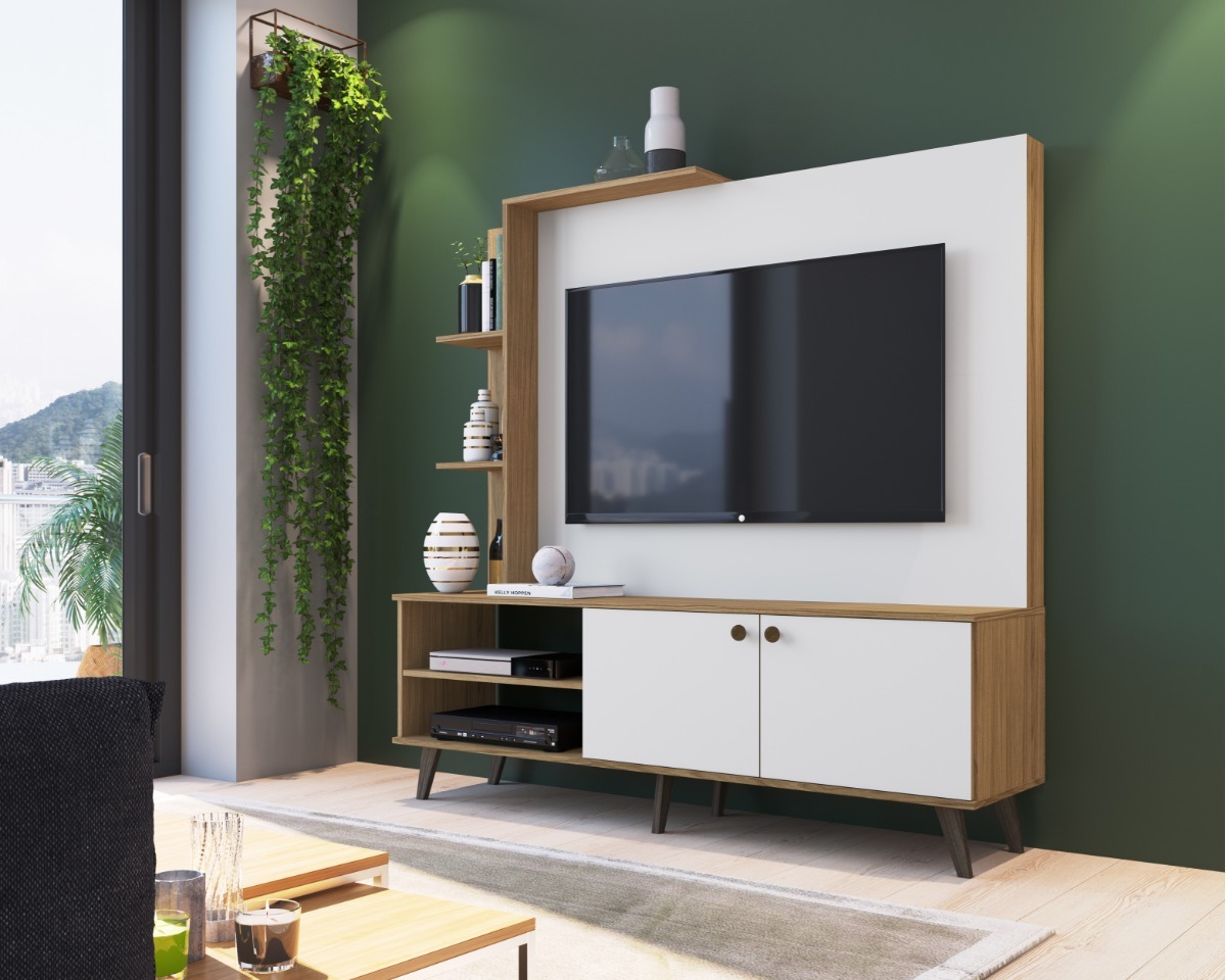  Rack  Tv  Mesa Tv  Led  Lcd  Home Modular Living Linea Retro Lg 