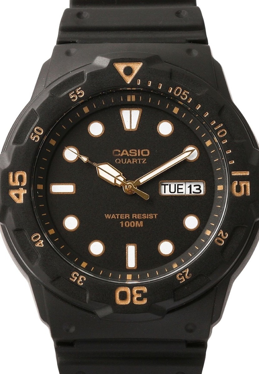 Reloj Casio Sumergible 100 Mts. Mrw 200h Naranja Y Blanco 1.690,00