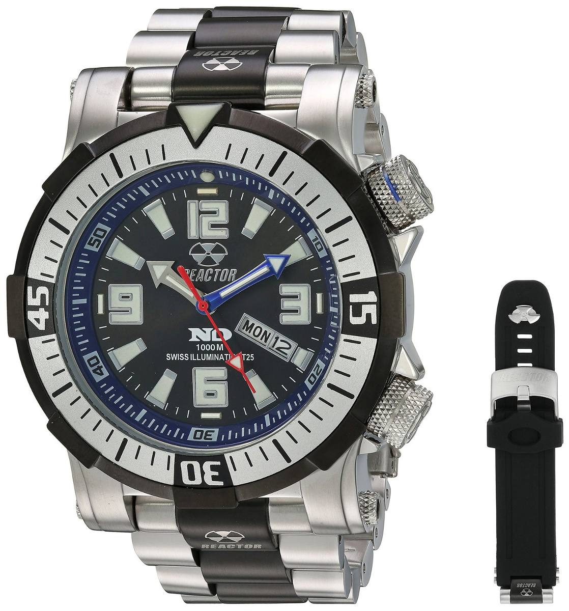 Poseidon Analog Reloj Classic 55903 Men's Reactor Le yOv0wP8nmN
