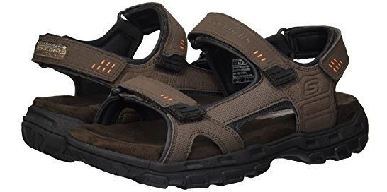 skechers sandals hombre verdes