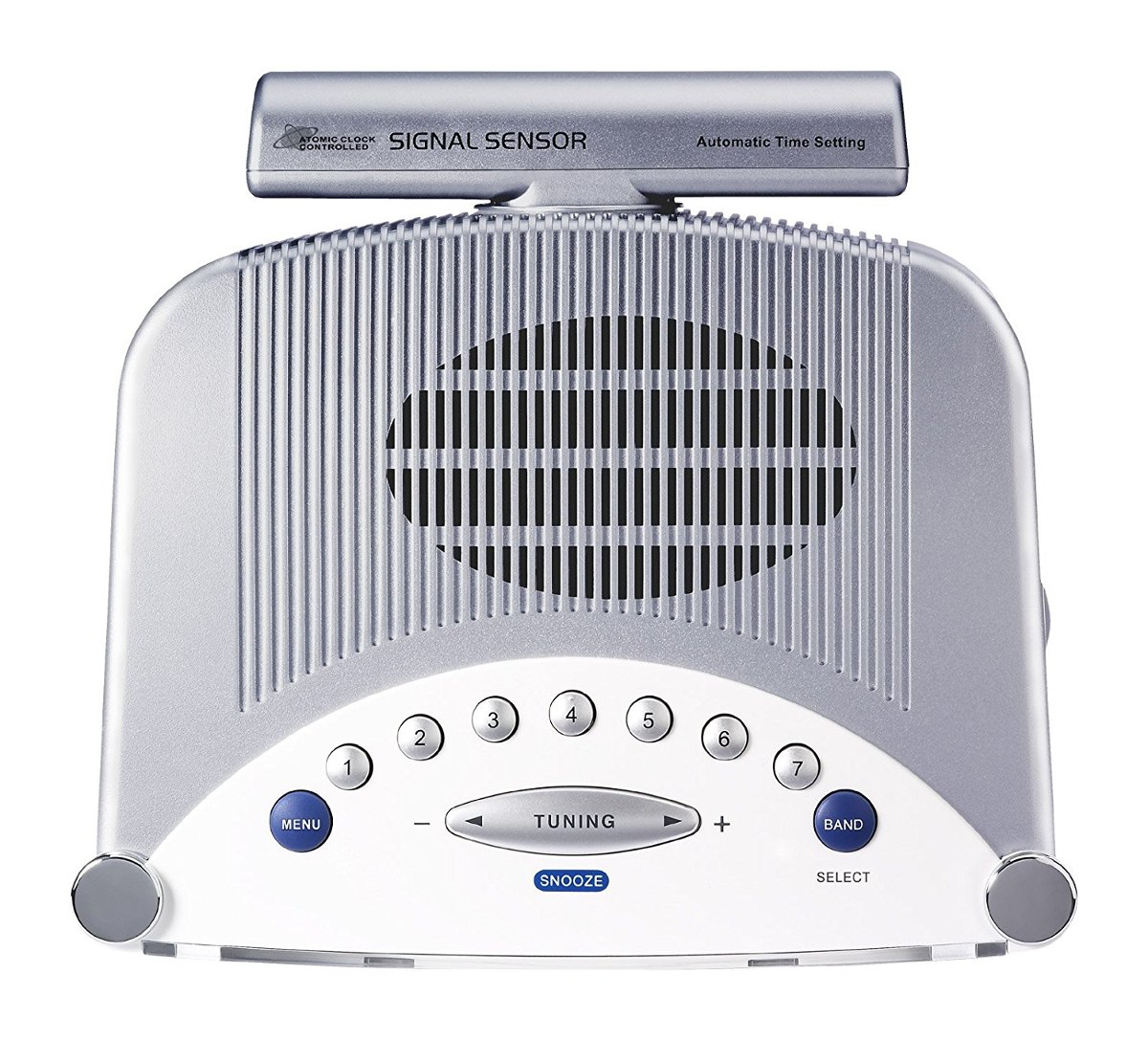 Sangean RCR-22 AM//FM Tuning Clock Radio White White