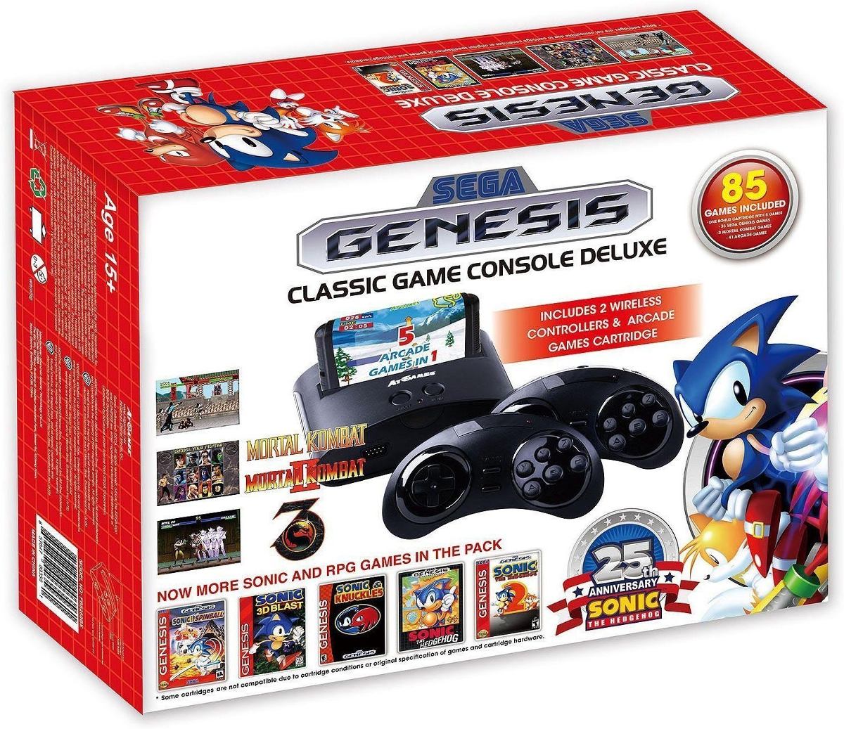 Sega Genesis Classic Game Console Deluxe (2016) 85 Juegos