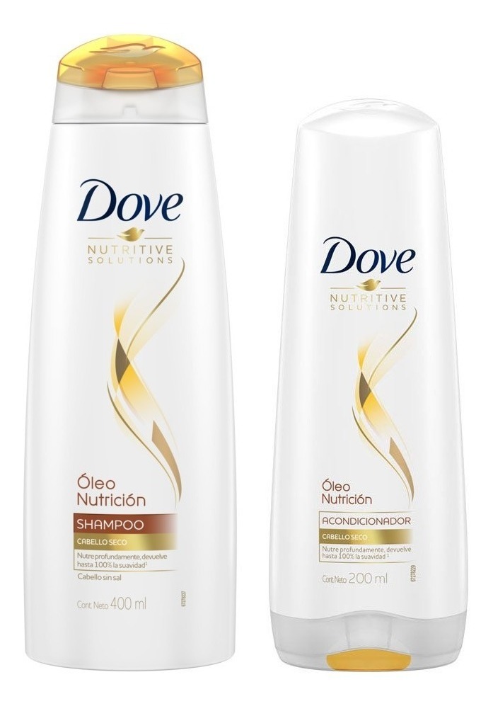 Shampoo Dove Oleo Nutrición 400 Ml + Acondicionador 200 Ml