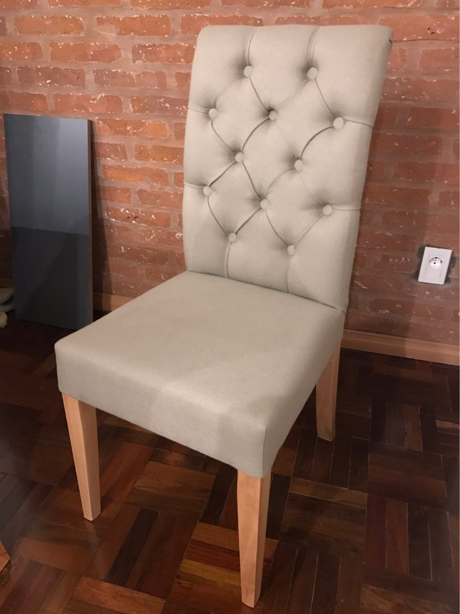 Silla D Comedor Tapizada Y Capitoneadas - $ 6.800,00 en Mercado Libre Silla D Comedor Tapizada Y Capitoneadas - $ 6.800,00 en Mercado Libre