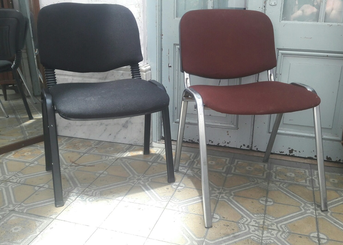 Sillas Fijas Modernas De Metal Tipo Escritorio O Cocina - $ 400,00 ... Sillas Fijas Modernas De Metal Tipo Escritorio O Cocina - $ 400,00 ...