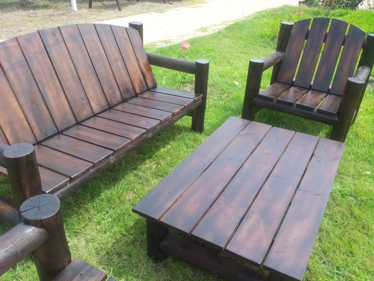 Sillon De Tronco Para Jardin Barbacoa O Piscina - $ 4.500,00 en Mercado