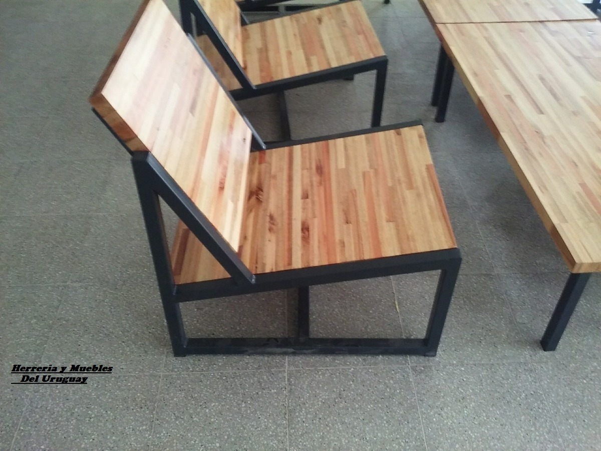 Sillon Hierro Y Madera Estilo Industrial O Rusticos - $ 4.500,00 En ...