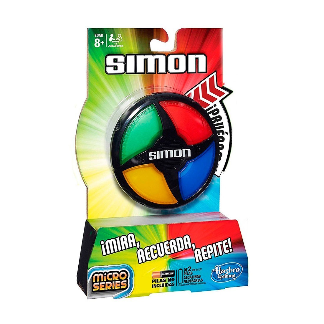 Simon Micro - Juego De Memoria Hasbro - Vamos A Jugar ...