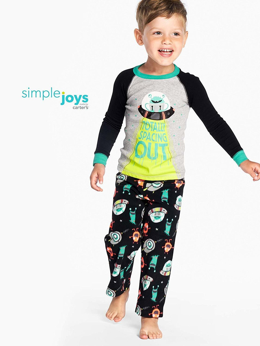 Simple Joys by Carters pijama de algod/ón para beb/és y ni/ños peque/ños 3 unidades