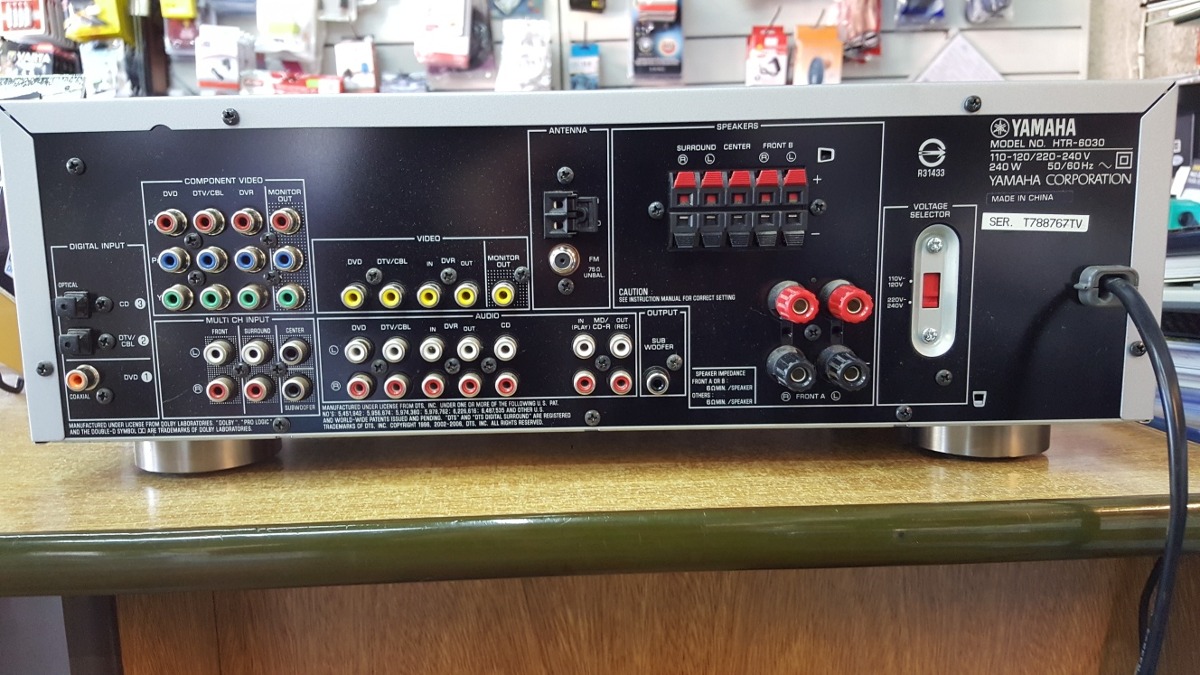 Sintoamplificador Yamaha Htr 6030 - U$S 285,00 en Mercado Libre