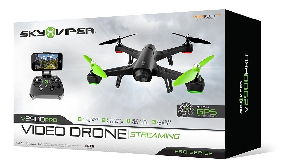 sky viper drone lights flashing