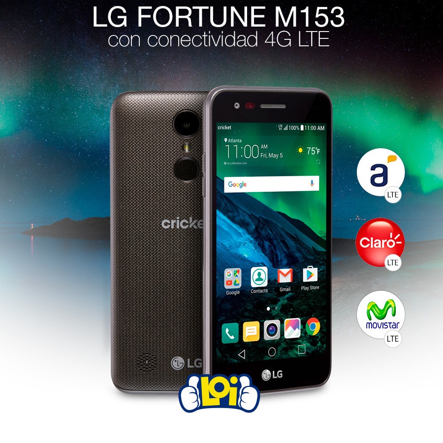 Smartphone Lg Fortune M153 4g Lte 5