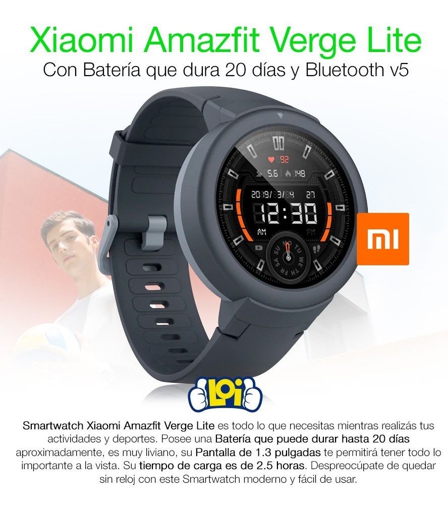 smartwatch xiaomi verge