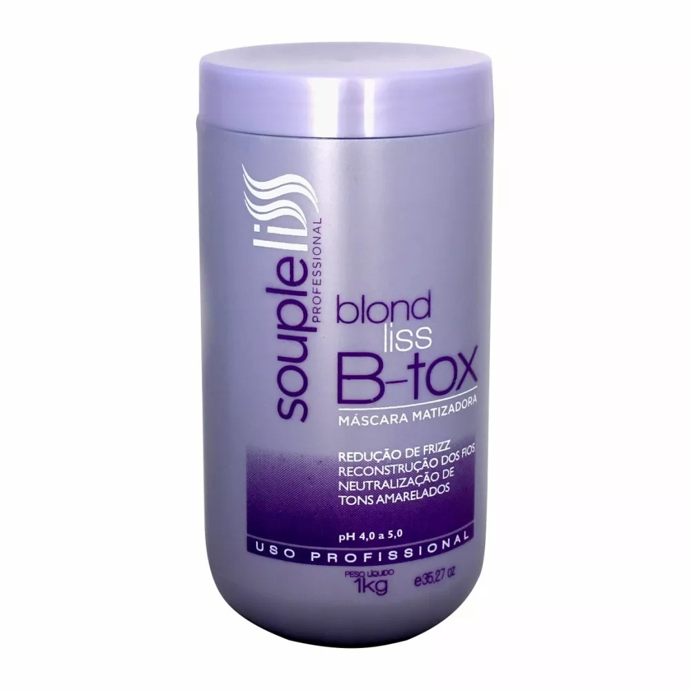 Souple Liss Blond Liss B-tox Botox Máscara Matizadora 1kg - $ 1.590,00 ...