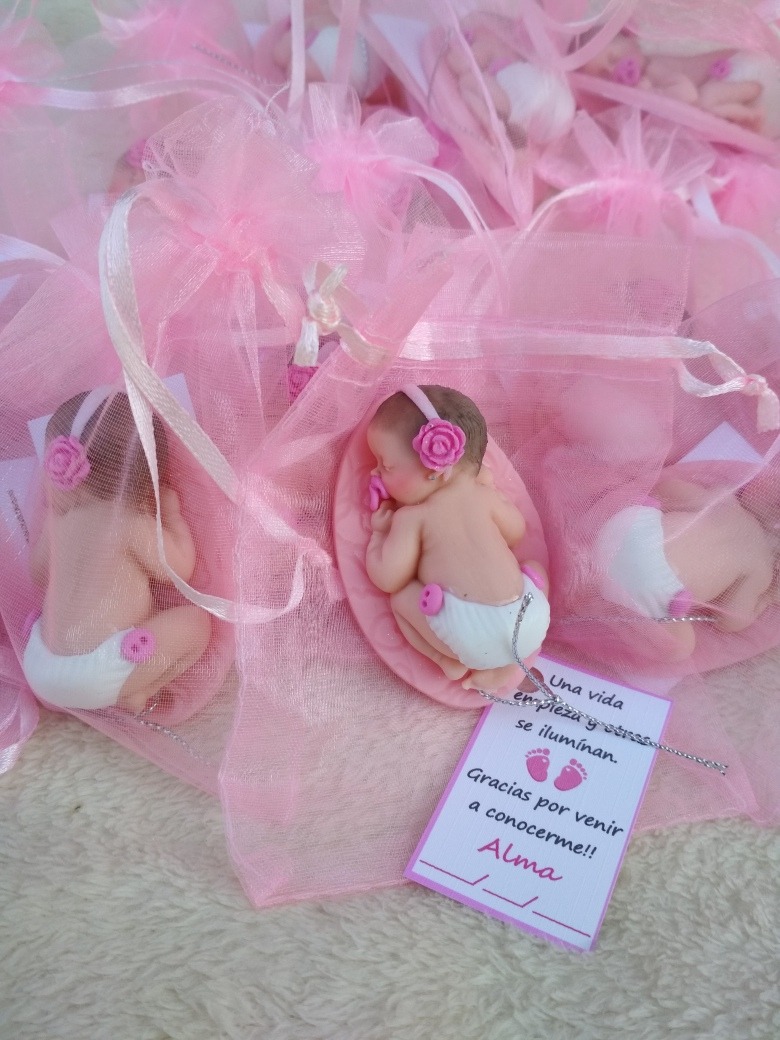 Souvenirs Para Baby Shower Nina En Porcelana Fria Baby Shower