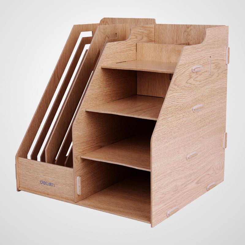 Organizador de escritorio de madera