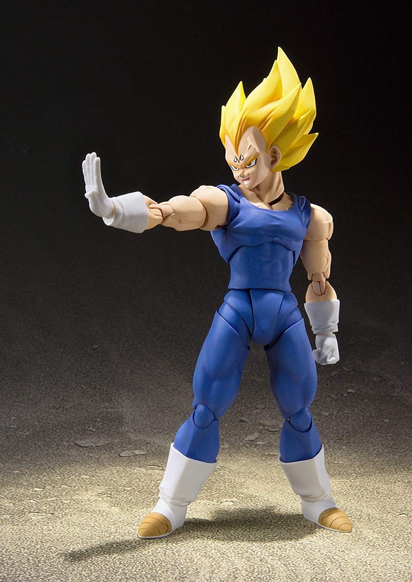 Tamashii Nations Bandai S.h. Figuarts Majin Vegeta Dragon B - $ 16.513 ...